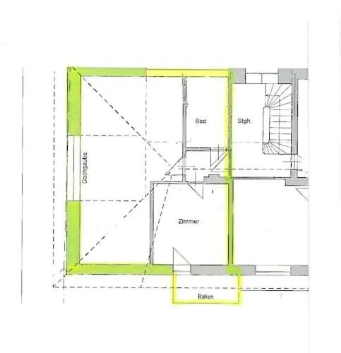 Feine 2-zimmer Dachgeschosswohnung *